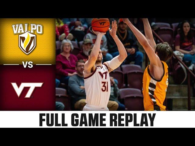 Valparaiso vs. Virginia Tech Full Game Replay | 2023-24 ACC Men’s Basketball