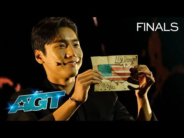 Yu Hojin Will Make Your Jaw Drop With This Amazing Magic | AGT Finals 2022