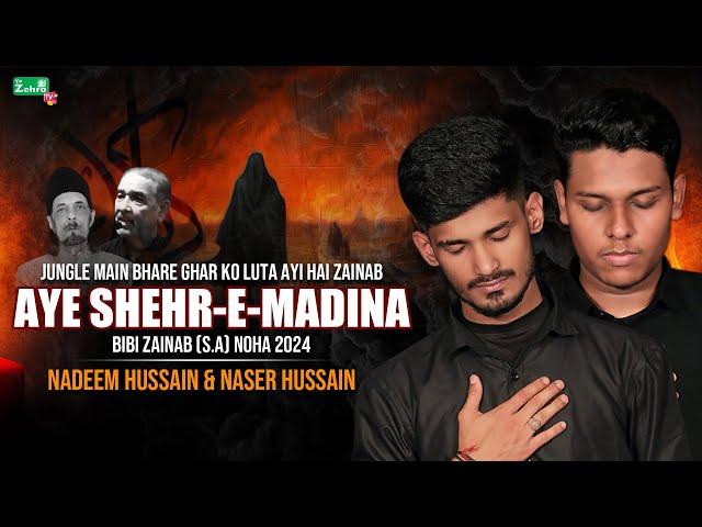 Jungle Main Bhare Ghar Ko Luta Ayi Hai Zainab | Nadeem Hussain & Naser Hussain | New Noha 2024