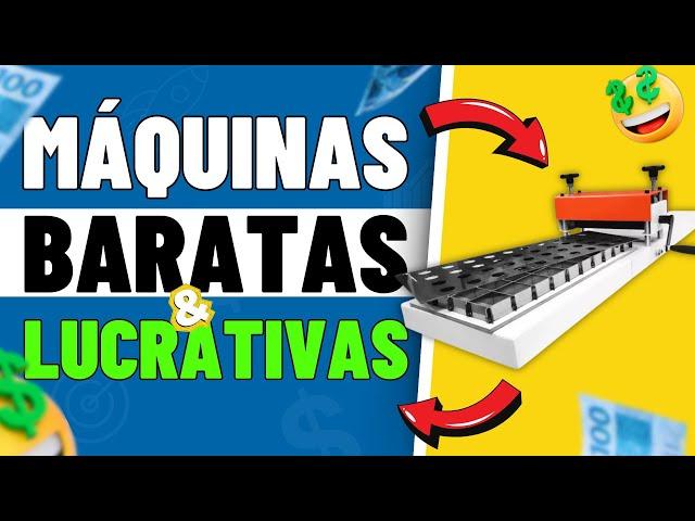 15 MÁQUINAS BARATAS PARA GANHAR DINHEIRO EM CASA