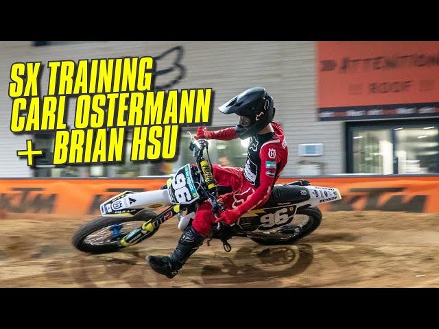 Supercross Action und Interview mit Carl Ostermann, featuring Brian Hsu