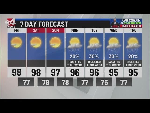 CBS 4 News at Noon Weather August 14, 2020