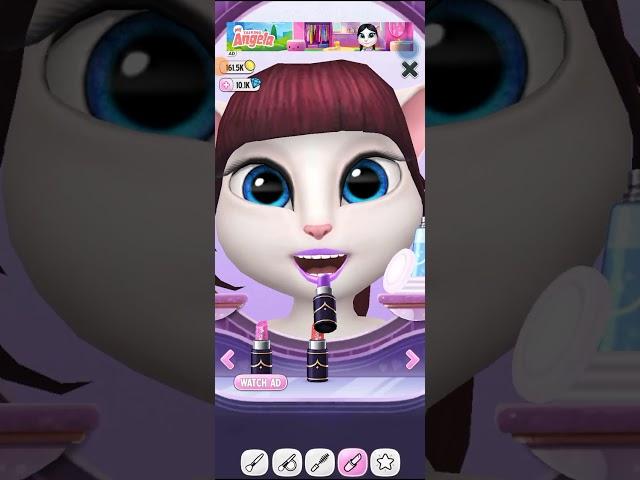 Talking Angela Makeup | #gamingglory #talkinangela #funny #cartoon#short