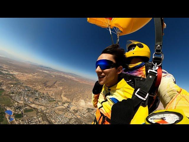 Marlin Schulze - Tandem Skydive in Las Vegas at Skydive Fyrosity®