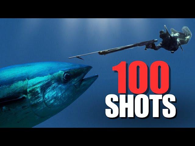 TOP 100 SPEARFISHING SHOTS - Pesca Submarina