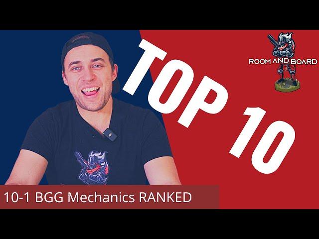 Top 10 Mechanics in Board Games