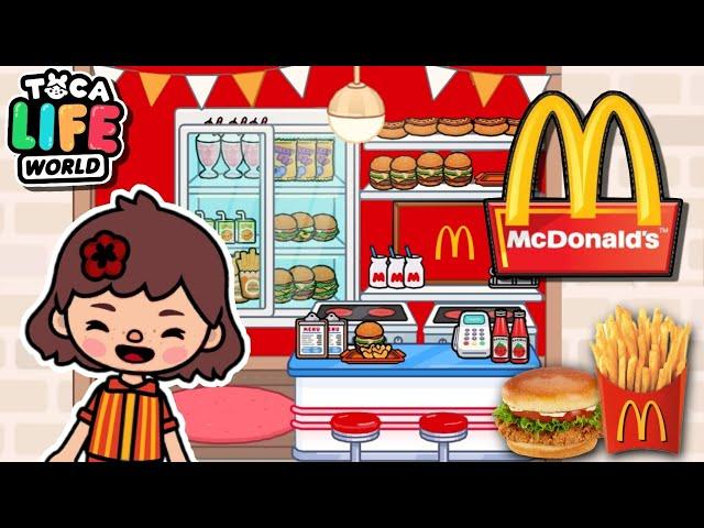 McDonald's in Toca Life World| Makeover | Lisa pie cute