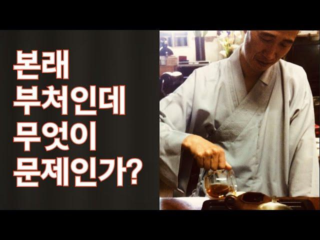 본래 부처인데 무엇이 문제인가