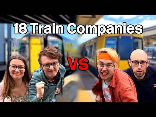 We Raced to Ride EVERY Train Company in London!