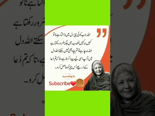 Bano Qudsia Quotes In Urdu | life Changing Quotes of Bano Qudsia #urduquotes #banoqudsiaquotes