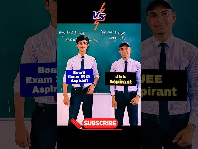 JEE Aspirant vs Class 12 Board Aspirant | Bijective Functions Shortcut Trick  #ytshorts #shorts #yt