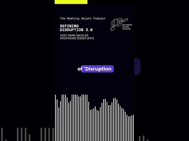 Defining Disruption 3.0