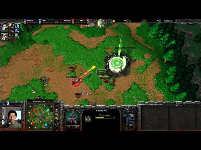 Blade (HU) Dise (NE) vs Sheik (UD) Bizzare (ORC) - 2v2 - WarCraft 3 - WC3987