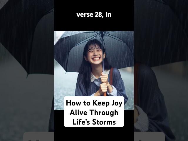 How to Keep Joy Alive Through Life’s Storms #joy #trustgod #faith #shorts #arisetothrive #life