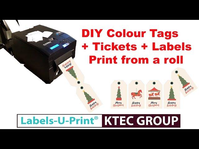 DTM-PRINT CX86e - DIY make your own colour tags, tickets, labels - KTEC GROUP UK