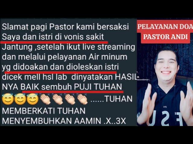  Berkat Doa melalui Live Streaming ini jantung Saya & istri sudah di Sembuhkan !!!