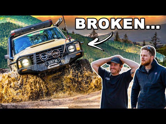 DRIVELINE FAILURE on WILD & STEEP Vic 4WD track! WORST conditions for bush mechanic repairs...