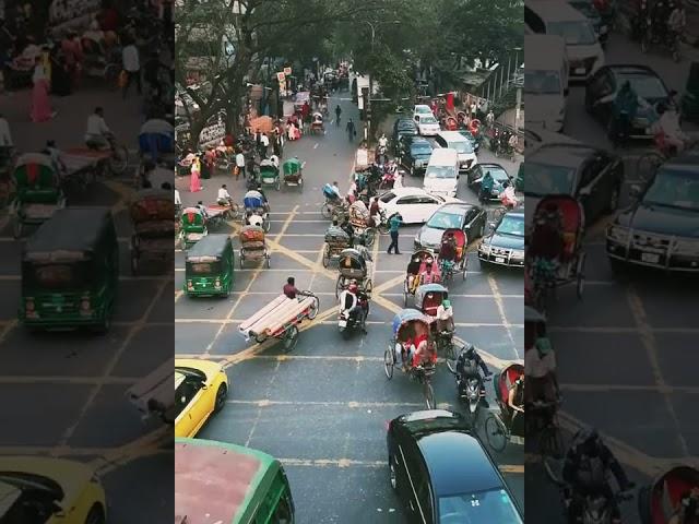 Busy city Dhaka || #bangladesh #dhaka #cinematography #dhakagram #traffic #street