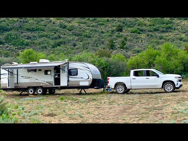 Towing a travel trailer with a 1/2 ton truck? Watch this first.