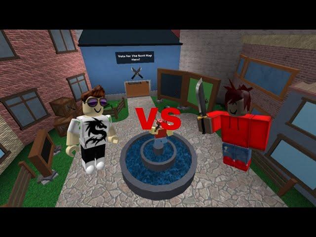 1v1'ing My brother in MM2! (ROBLOX)