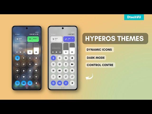 3 Control Centre supported themes for HyperOS | HyperOS Themes