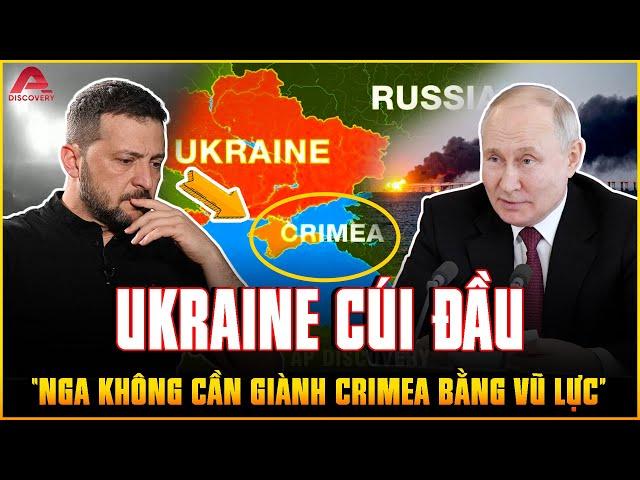 UKRAINE CÚI ĐẦU XUỐNG NƯỚC nói: “Nga không cần giành lại Crimea BẰNG VŨ LỰC, có thể ngoại giao” | AP