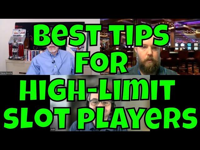 Best Tips For High Limit Slot Machine Players!