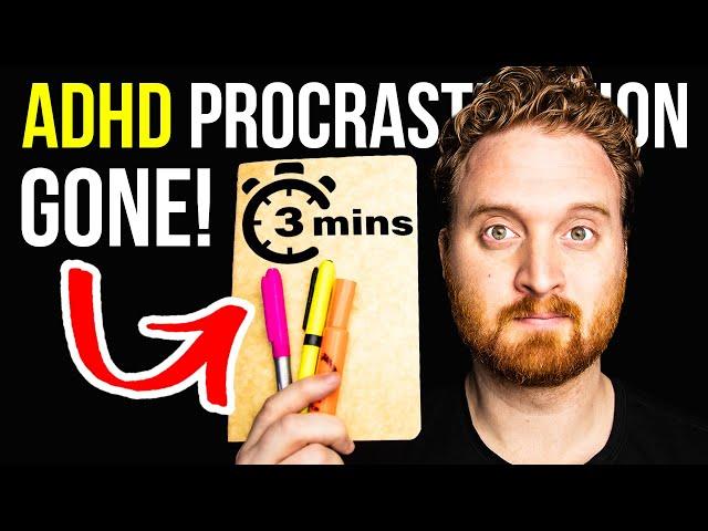 3 Rules to beat ADHD procrastination (in 3 minutes)