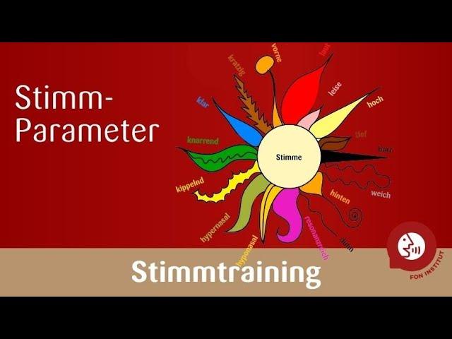 Stimmtraining - Stimmfarben / Stimmparameter