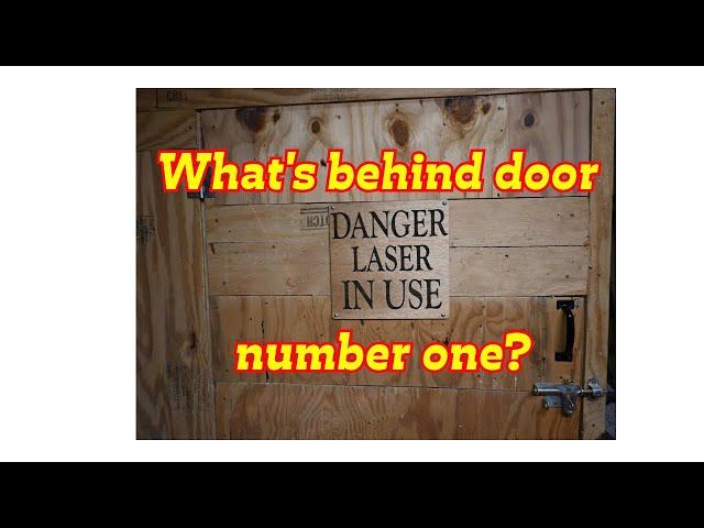 What's behind door number one?