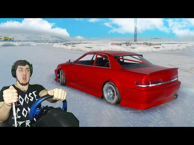 ДЕРНУЛ РУЧНИК И ПОНЕСЛАСЬ - ТЮНИНГ МАРКА  CARX DRIFT + РУЛЬ CarX Drift Racing Online