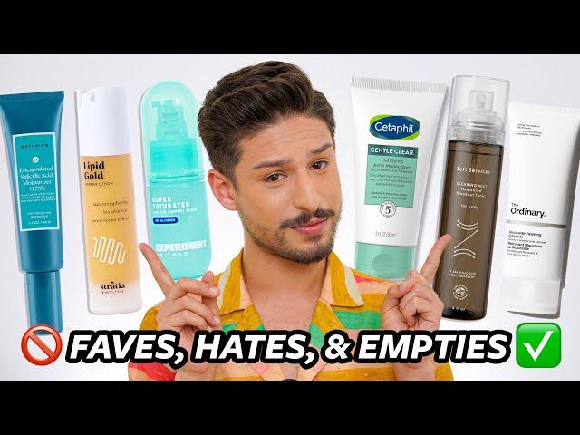 Skincare HATES, FAVES, & EMPTIES