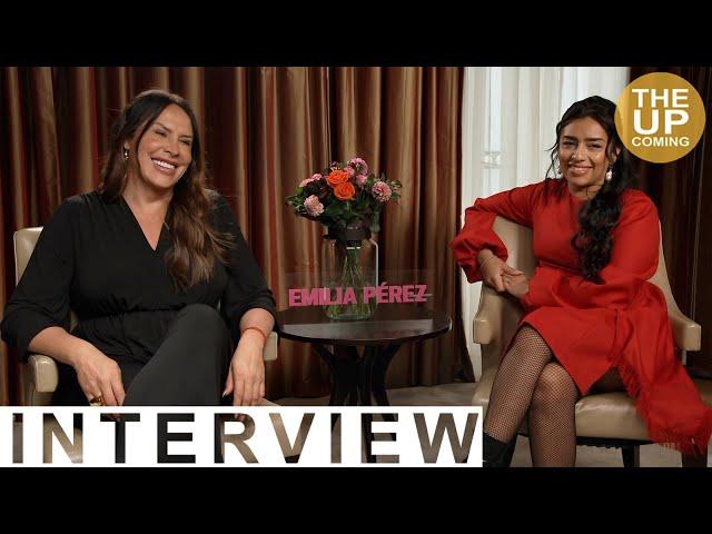 Karla Sofía Gascón & Adriana Paz interview on Emilia Pérez