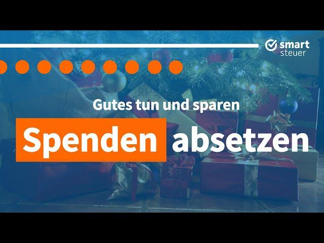 Gutes tun und Steuern SPAREN - Spenden absetzen!