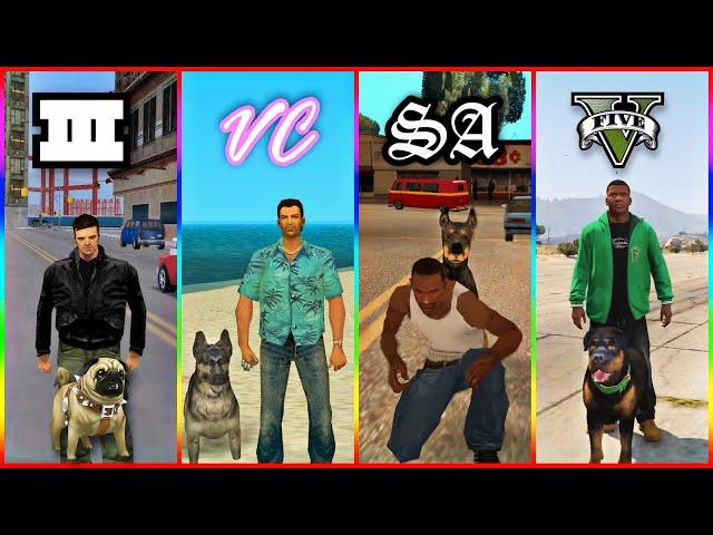 How to Get a Pet DOG in GTA Games? | Dog Evolution