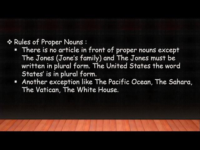 Nouns