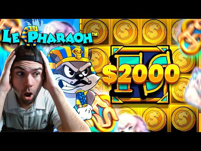 I FINALLY SPUN INTO A MASSIVE LE PHARAOH SUPER BONUS!