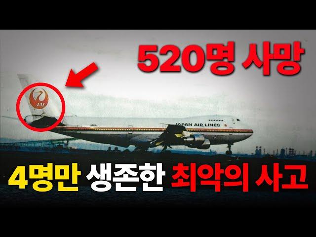 탑승객 0.7%만 생존한 일본 최악의 추락 사건