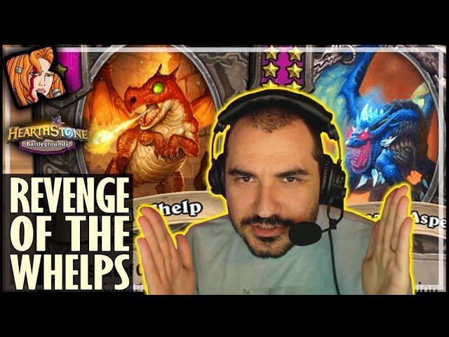 WHELPS INTO KALECGOS IS THE BEST! - Hearthstone Battlegrounds