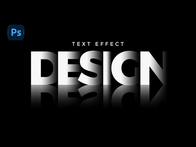 Overlapping Shadow Text Effect With Reflection in photoshop | Shadow Text Effect | Adobe  Photoshop