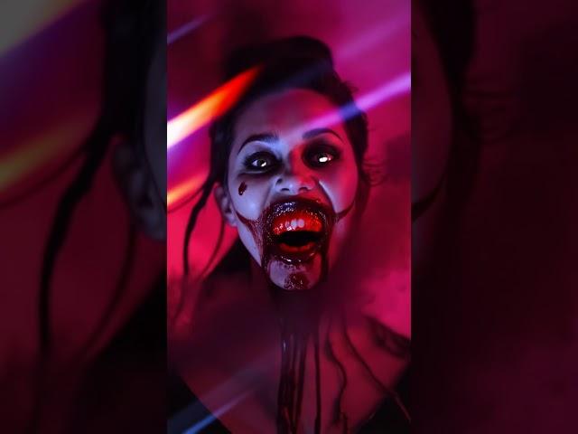 Neon Nightclub Horror | 20-Year-Old Faces Zombie Terror in Purple Lights | Scary Short #shorts
