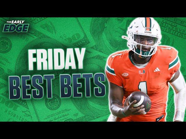 Friday's BEST BETS: College Football Picks + MLB & NFL Picks & UFC Paris | The Early Edge