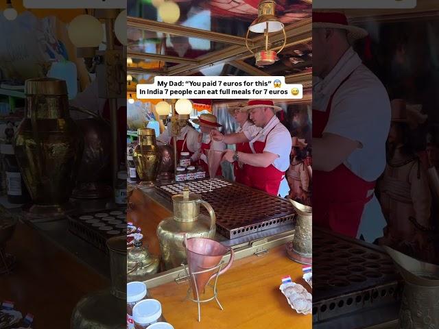 You paid 7 euros (700 rupees) for this in Netherlands🫣My Dad: In  7 people can eat full meals