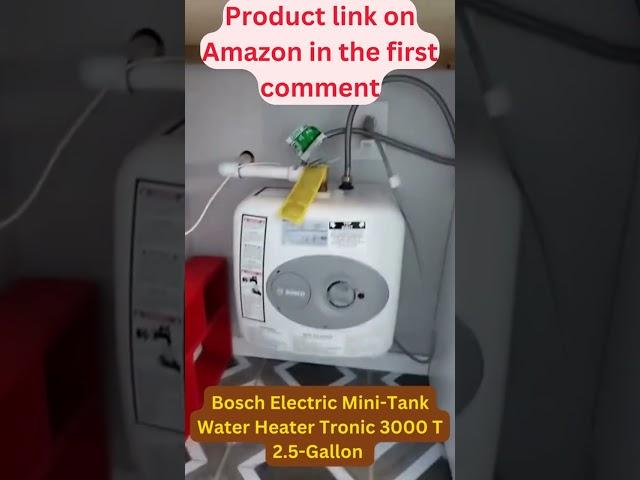 amazon must me have tiktok made me by :Bosch Electric Mini-Tank Water Heater Tronic 3000 #shorts