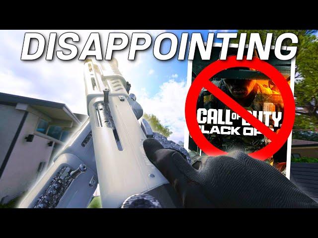 This is disappointing for Call of Duty..