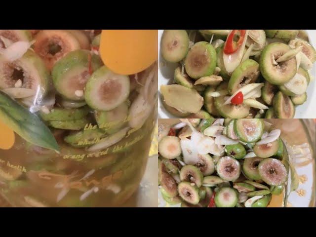Cách làm sung muối không chát giòn ngon dễ làm