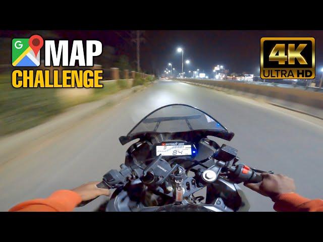 R15 V3 Full Power Test  Google Map Vs Me || R15 V3 Full Throttle Night Ride || #r15v3 #motovlog