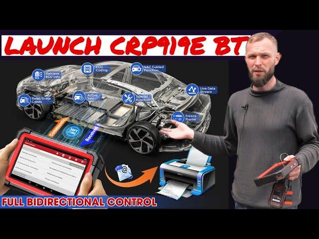 LAUNCH CRP919E BT в реальных условиях (диагностика и сервисные функции)