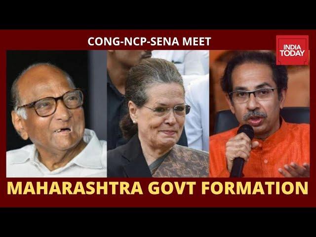 Maharashtra Govt Formation: Crucial Cong-NCP-Sena Meet Discuss Formula