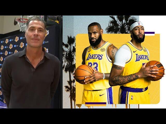 Rob Pelinka on Bron & AD, expectations for Austin & Max, upcoming training camp and more